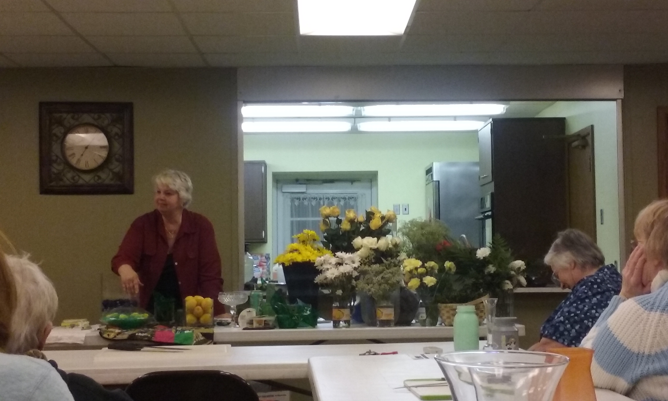 2016-02-19 Inspired Sisters Women's Ministry of Zions Church - Be Social Let's Make Flower Arrangements