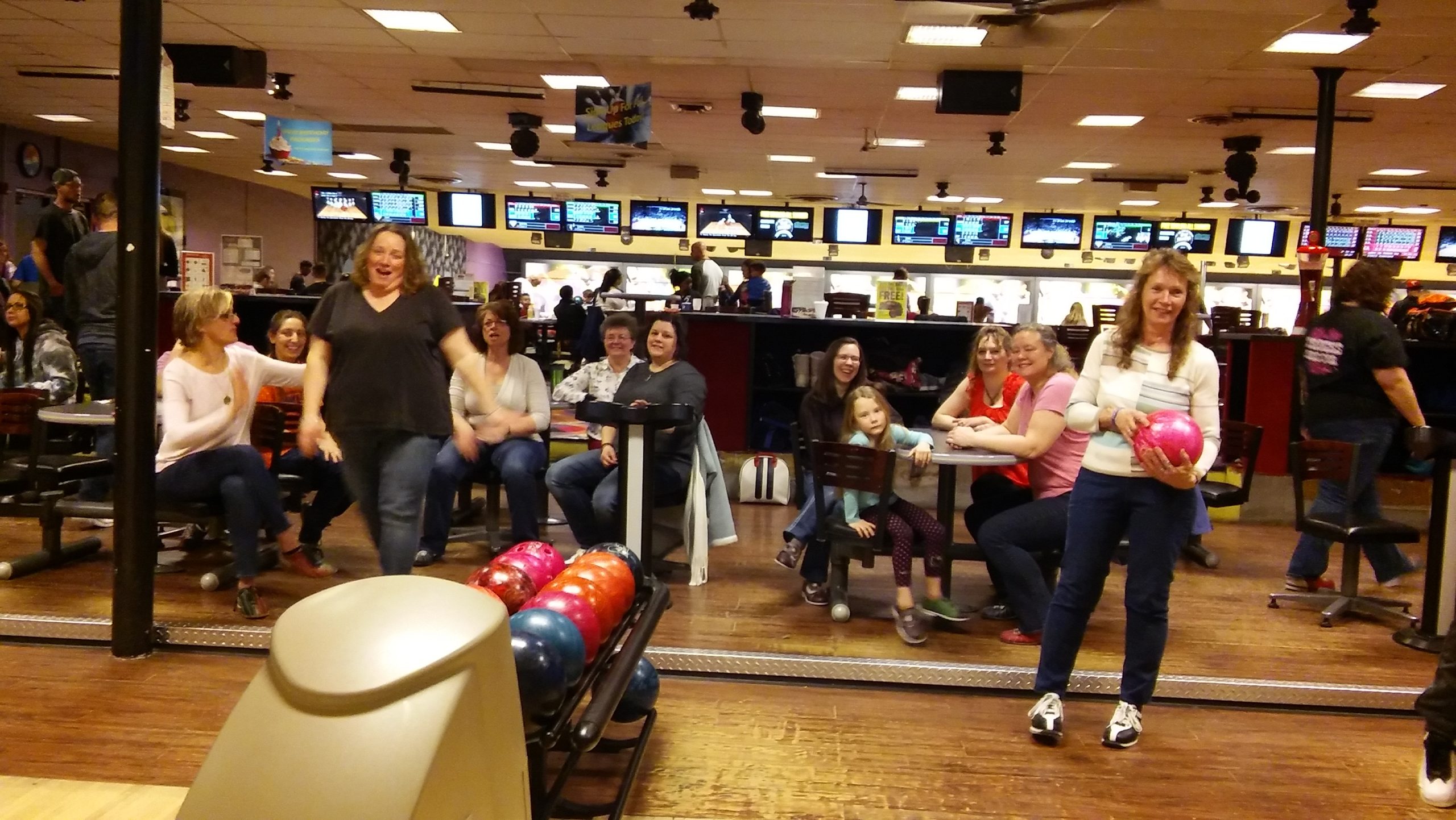 2017-03-23 Inspired Sisters Women's Ministry of Zions Church - Be Social Let's Go Bowling