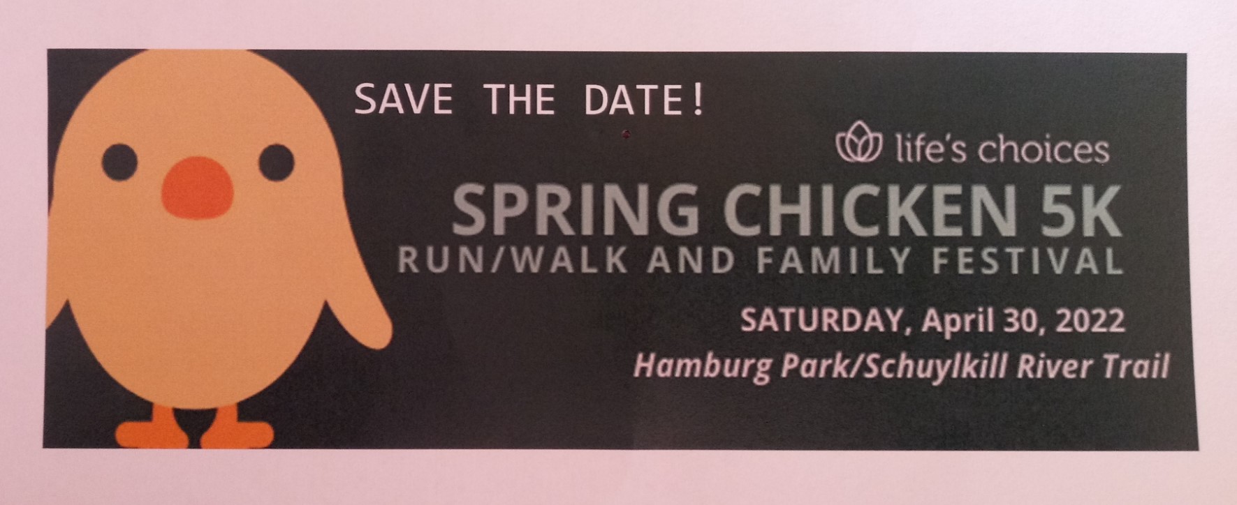 life's choices spring chicken 5k annual fundraiser event be active