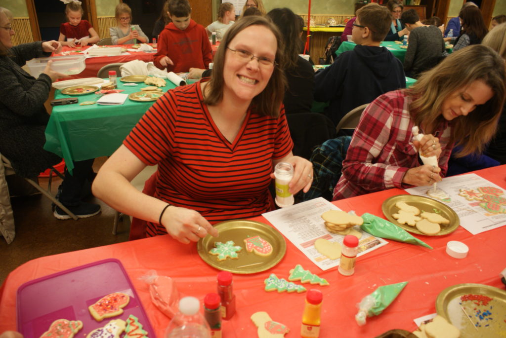 2018-12-18 Inspired Sisters Womens Ministry of Zions Church Be Social Lets Make Decorated Cookies with Marie Perry