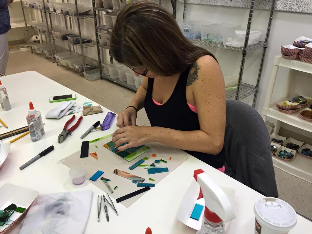 2015-09-21 Inspired Sisters Women's Ministry of Zions Church - Be Social Glass Fusing Class