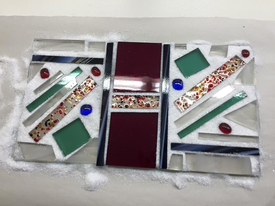 2016-01-25 Inspired Sisters Women's Ministry of Zions Church - Be Social Glass Fusing Class
