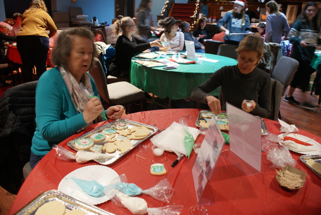 Inspired Sisters Women's Ministry Decorated Christmas Cookies and Cookie Swap Journey Cafe Hamburg PA Zion's Church