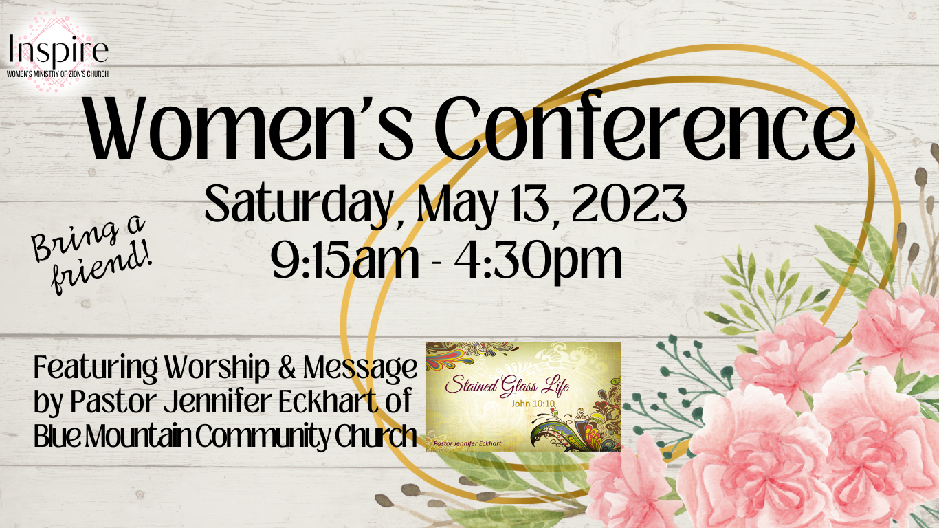 women's conference | journey cafe, hamburg, pa | inspired sisters women's ministry of zion's church