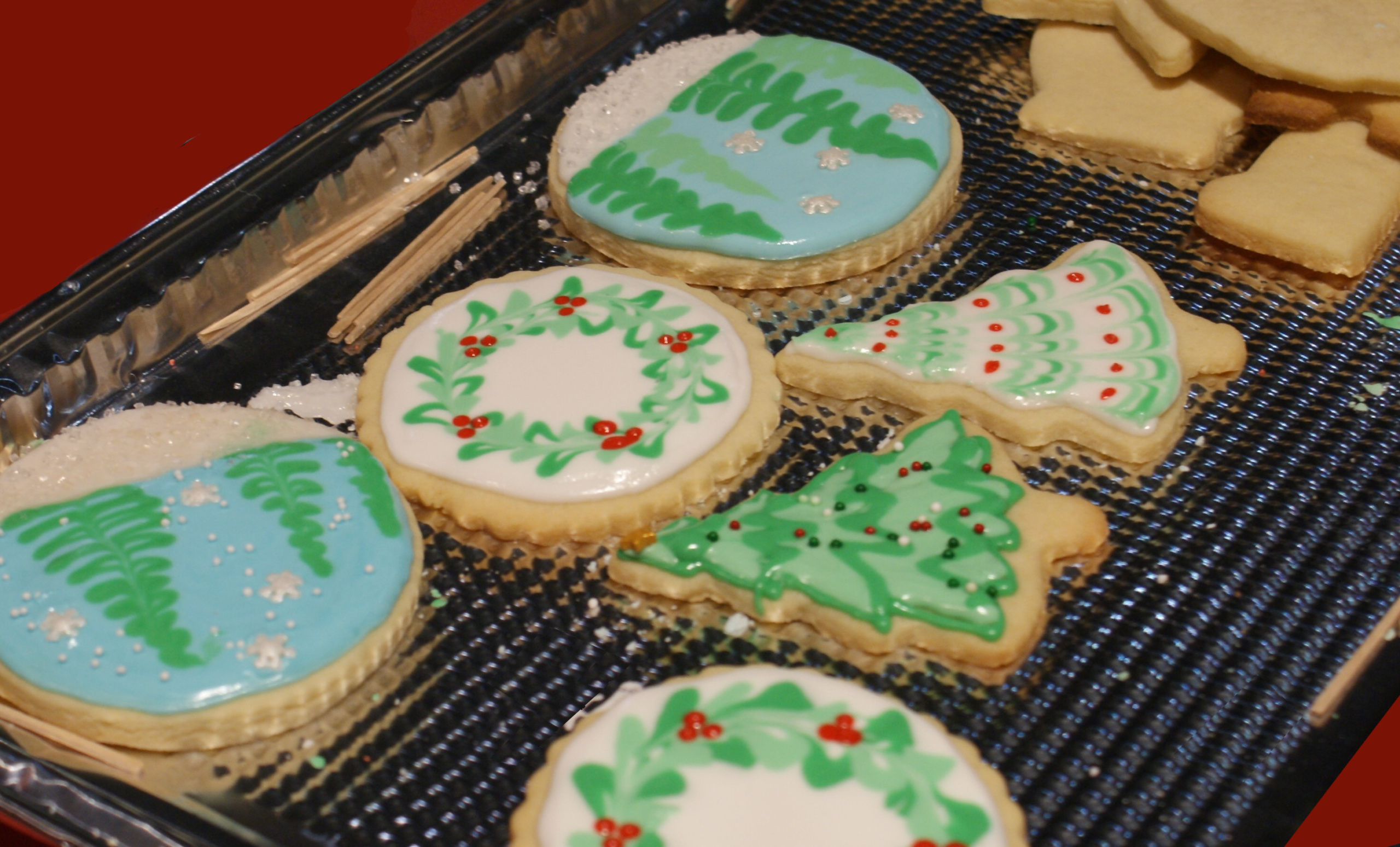 decorated christmas cookies and cookie swap | inspired sisters women's ministry | zions church | the journey cafe